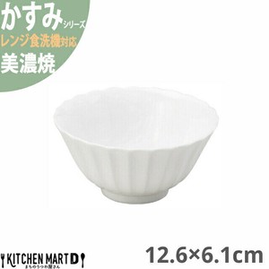 かすみ 白 12.6×6.1cm ボウル 美濃焼 約180g 約360cc 日本製 光洋陶器 レンジ対応 食洗器対応