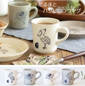 Mino ware Mug Shoebill 4-types Made in Japan