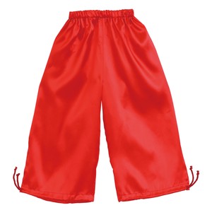 ソフトサテンズボン（裾絞り付）J　赤