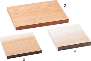 共同木彫板　Z（桂170x130x14mm）