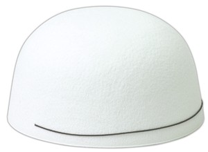 フェルト帽子　白