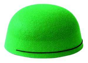 フェルト帽子　緑