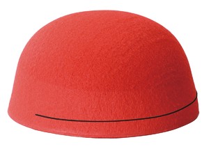 フェルト帽子　赤
