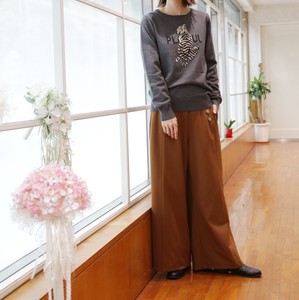 Front Button Switch wide pants Made in Japan