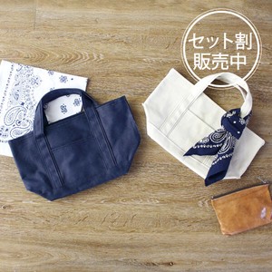Set TIMELESS Tote Bandana Attached Canvas Canvas Casual