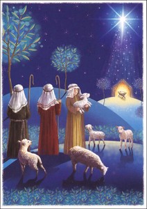 グリーティングカード クリスマス「羊飼い」