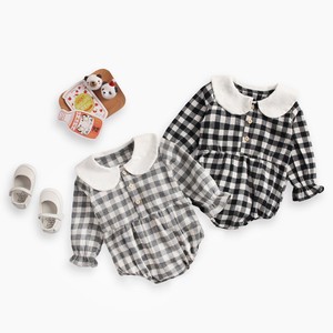 Baby Dress/Romper Coverall Plaid Rompers Kids