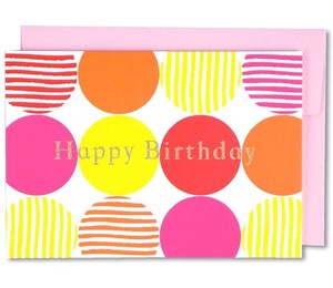 Birthday Card Colorful Casual