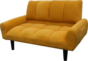 2 CORDUROY Sofa Pumpkin Yellow