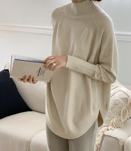 2 Round High Neck Knitted