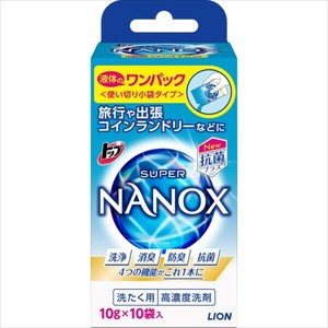 トップ スーパー ナノックス NANOX ワンパック 10包入 【 衣料用洗剤 】