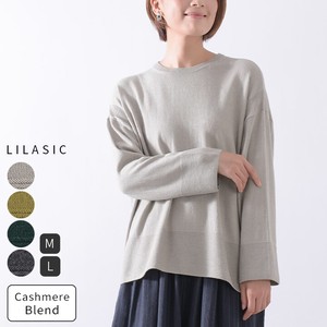 Tunic Pullover Crew Neck Knitted