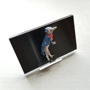 【カードケース・名刺入れ】CARD-case　METAL　BIRD・MAN【鳥人間　B】（日本製）
