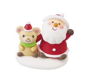 シュガードール なかよしベアー＆サンタ クリスマスケーキデコレーション 装飾
