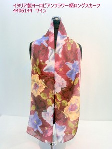 Thin Scarf Made in Italy European Autumn Winter New Item