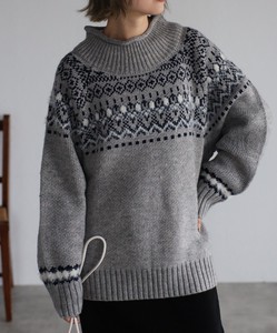 Sweater/Knitwear Knitted High-Neck