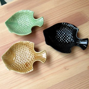 小皿 醤油皿 食器 アジアン食器 豆皿 魚 小鉢 調味料入れ