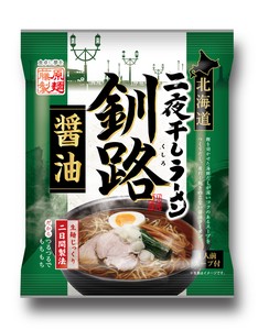 【藤原製麺】北海道二夜干しラーメン釧路醤油　98g