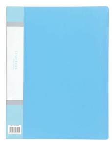 クリアブックA4 縦入れ 40ポケット ブルー 5610 「2022秋冬新作」