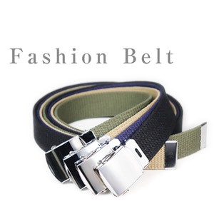 Belt Plain Color Cotton Made in Japan