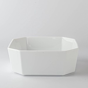 Mino ware Main Dish Bowl single item White 16.5cm Made in Japan