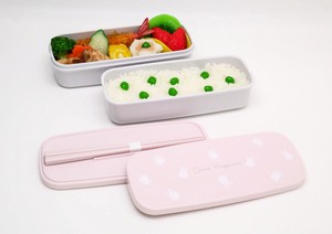 SALE Rabbit Bento Box 2 Steps Lunch Box Made in Japan