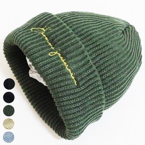 Hats & Cap Knitted Watch Cap Front Embroidery Acrylic 100 Washing 2
