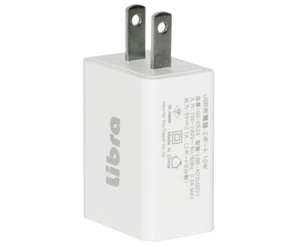 【売り切れごめん】Libra 2.1A 2ポートAC-USB充電 LBR-AD2USB21