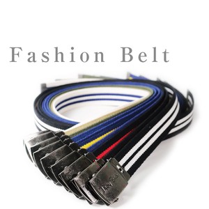 TROY Made in Japan Belt Belt Stripe Color Belt Cotton Student Lucky Bag