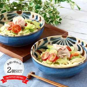 Mino ware Main Dish Bowl 1300ml 2-pcs 19.5cm Made in Japan