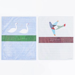 【cozyca products】Subikiawa. レターセット Swan in February・ANOTORI!