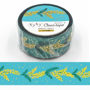 Wolrld Craft Glitter Clear Tape Mimosa 2 Washi Tape