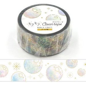 Wolrld Craft Glitter Clear Tape 2022 Washi Tape