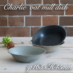 [美濃焼 軽量食器 陶器]Charley チャーリー 16cmオートミール 皿 bowl[日本製]2022秋冬新作