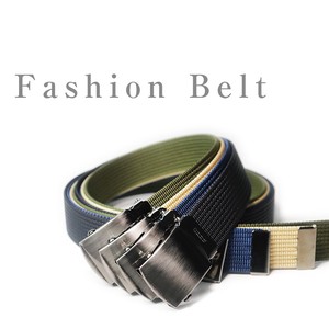 Belt Nylon Plain Color Casual Made in Japan