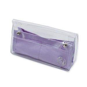 Clear Pencil Case Lavender Clear 2