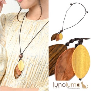 Necklace Pendant Ladies Natural Material Wood Natural Girly Casual