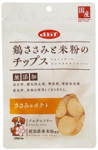 [デビフペット] 鶏ささみと米粉のチップス　ささみ＆ポテト　50g