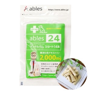 [国泰ジャパン] ables24 難消化性デキストリン デンタルガム ショート 14本