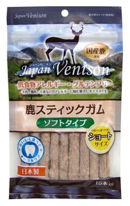 [アスク] JAPAN VENISON　鹿スティックガム　ソフト　ショートタイプ　15本