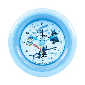 Tease Pocket Monster Round Clock Color Blue