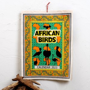 【2022新作】2023年レギュラーカレンダー【African Birds】2022秋冬新作