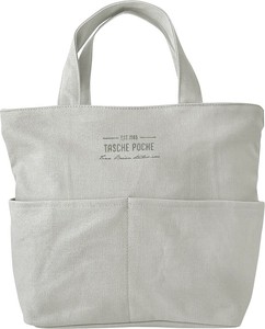 ★【即納】ポッシェ 撥水加工帆布 トート ライトグレー   SALE30