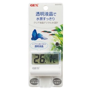 [ジェックス] クリア液晶デジタル水温計