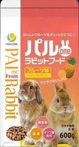 [日本ペットフード]パルoneラビットフードフルーツ味600g