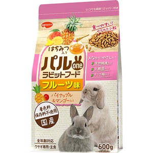 [日本ペットフード]パルoneラビットフードフルーツ味600g