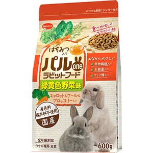 [日本ペットフード]パルoneラビットフード緑黄野菜味600g