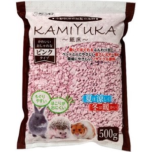 [シーズイシハラ]クリーンモフ 小動物用床材 KAMIYUKA ピンク 500g