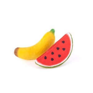 Cat Toy Fruits Toy Set of 2