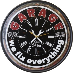 アンティークメタルクロック ［GARAGE］